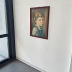 Vintage Print Jaren 70 Huilende Jongen Kind thumbnail 16