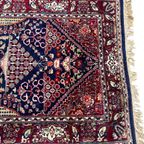 Handgeknoopt Perzisch Vloerkleed 124X175Cm - Wol Tapijt Vintage Vazen Bruin Blauw thumbnail 6
