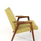 Pastoe Ruster Door Yngve Ekstrom Fauteuil Vintage Gestoffeerd thumbnail 4