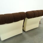 Space Age Fauteuil Bruin Met Kunststof thumbnail 9