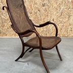 Michel Thonet Uniek Rond 1865 Armstoel thumbnail 3