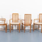 Set Of 4 Danish Dining Chairs / Eetkamerstoelen By Hans J. Frydendal For Boltinge Stolefabrik thumbnail 3