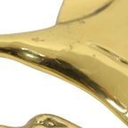 Messing Opvliegende Ganzen Mid Century Muurdecoratie Vogels thumbnail 10