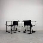 Set Vintage Pastoe Fm60 Fauteuils Tuigleer thumbnail 2