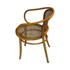 Ligna Drevounia (thonet) - No. 210 - Bentwood Chair With Wicker / Rattan Seating thumbnail 2