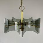 Midcentury Hanglamp Van Messing En Rookglas Schroder&co thumbnail 4