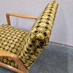 Vintage Fauteuil Geel Groen Jaren 60 Fauteuil thumbnail 9