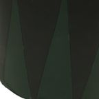 Ronde Vintage Groene Zwarte Poef Tweekleurig Skai Sixties thumbnail 8
