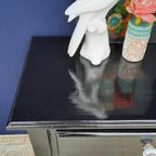 Zwarte Grenen Vintage Sidetable, Landelijke Houten Tafel thumbnail 7