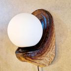 Vintage Wandlamp Jaren 70 Brutalist Keramieke Lamp thumbnail 4