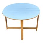 Vintage Ronde Scandinavische Opklapbare Eettafel Design thumbnail 4