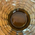 Amber Kleurige Glazen Schaal Fruitschaal Art Deco 1930 Frans thumbnail 4