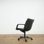 Leather Desk Chair By Geoffrey Harcourt For Artifort thumbnail 3