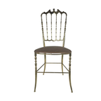 Italian Design - Chiavari Chair - High Chair - Messing - Italie - 1950's thumbnail 2