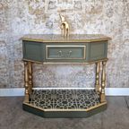 Groen Dressoir Met Goud Oosterse Patronen thumbnail 2