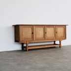 Brutalist Dressoir | Eiken | Sideboard | Jaren 60 | Deens thumbnail 9