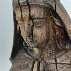Houten Beeld Van De Maagd Maria Met Jezus thumbnail 5