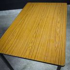 Vintage Formica Tafel – Jaren 60 – Bruin thumbnail 6