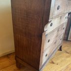 Oud Hollandse Eiken Ladenkast Commode Shabby Chic thumbnail 20