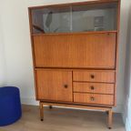 Vintage Highboard - Vitrinekast - Bureau thumbnail 7