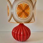 Retro Schemerlamp Oranje Jaren 70 Stijl Lamp Retro Lamp thumbnail 7