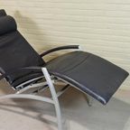 Vintage Interprofil 'pax' Design Leren Recliner Fauteuil thumbnail 13