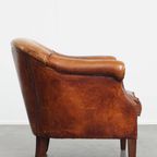 Begeerlijke Schapenleren Clubfauteuil Met Prachtige Kleuren En Een Comfortabele Zit thumbnail 3
