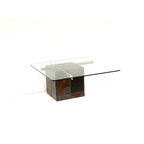Italiaanse Design Salontafel Van Artedi Met Natuurstenen Voet En Glazen Blad thumbnail 7