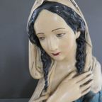 Art Deco Madonna Maria Beeld  Borstbeeld thumbnail 2