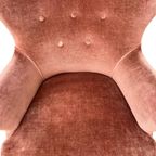 Vintage Roze Fauteuil/ Eenzit / Clubzetel thumbnail 6