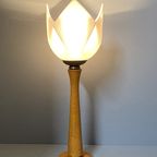 Nederlands Witte Tulp Lamp Van Bonydesign (Niet Gesigneerd), Tafellamp, Bureaulamp thumbnail 5