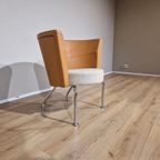 Lammhults Felix Fauteuil - Design - Oranje - Leder - Grijs thumbnail 2