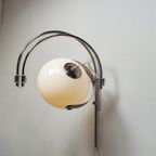 Space Age Double Arc Mushroom Wall Lamp By Dijkstra Lampen, 1970S thumbnail 8