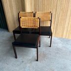 Set/ 3 Vintage Top Form Stoelen, 1960, Skai Webbing thumbnail 3