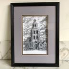 Kerktoren In Nederland, “3D Werk” In Baklijst. thumbnail 5