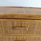 Midcenturymodern Rattan Rotan Bamboo Ladekast thumbnail 7