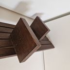 Vintage Houten Wandrek Jaren 70 Muurplank Voor Kamerplanten thumbnail 4