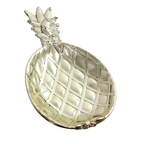Verzilverde Ananas Schalen Set Van 3 Mid Century Modern Seventies 40Cm | Kerst thumbnail 16