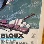 Combloux Mont Blanc, Vintage Ingelijste Poster/Prent thumbnail 4