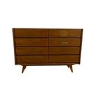 Vintage Design Dressoir U453 Van Jiri Jiroutek Met Lades In Bruin thumbnail 2