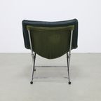 Foldable Lounge Chair In Leather By Teun Van Zanten For Molinari, 1970S thumbnail 5