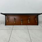 Vintage Mid Century Wandkapstok Met Hoedenrek thumbnail 15