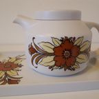 *arzberg 3000 Germany Vintage Theepot En Schaal 431 thumbnail 3