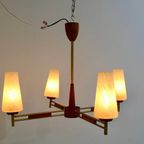 Vintage Plafondlamp, 4-Armige Lamp thumbnail 5