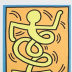 Offset Litho Naar Keith Haring Swing 19/150 Pop Art Kunstdruk thumbnail 7