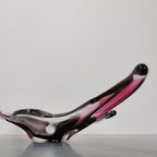 Vintage Murano Glas Schaal, Fruitschaal Glazen Serveerschaal 05 thumbnail 10