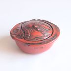 Takaoka Shikki Lacquerware Seabream Bonbonniere Box, Japan 1920S thumbnail 7