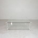 Glazen Tafel Met Acrylaat Poten, Bor Design, Jaren 90 thumbnail 7