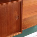 Vintage Scandinavische Teakhouten Wandkast thumbnail 23