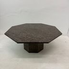 Mid Century Hexagonal Granite Coffee Table, 1980’S thumbnail 7